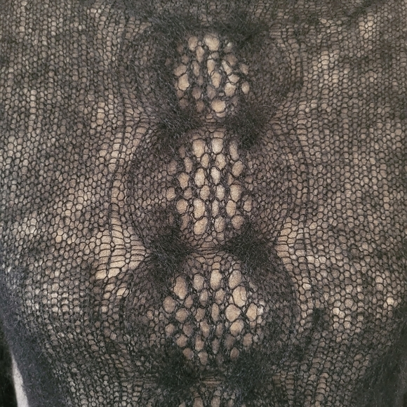 Vintage Classiques Entier Black‎ Mohair Blend Sweater - Picture 5 of 6